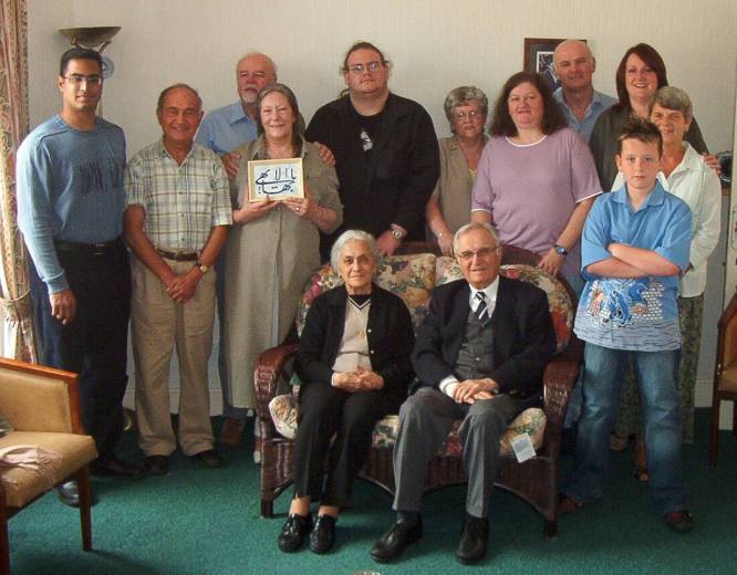 Nakhjavanis at Londonderry devotional meeting