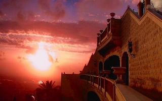 Sunrise at the top of the Terraces