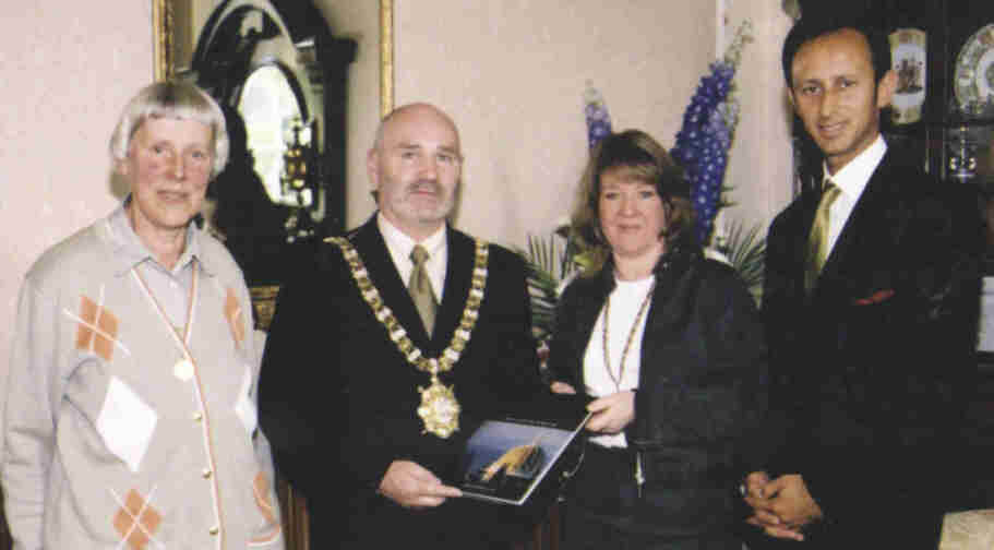 Meeting the Lord Mayor of Belfast