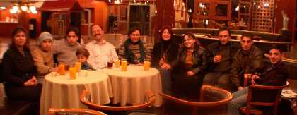 Les and friends in Tbilisi