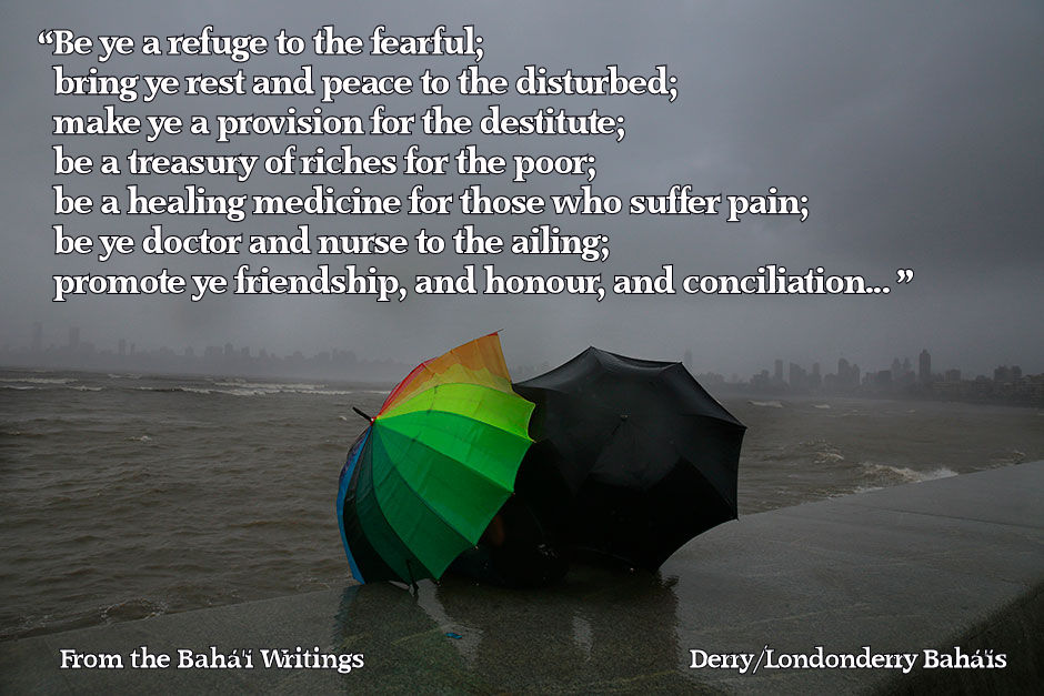 "Be ye a refuge to the fearful;..."