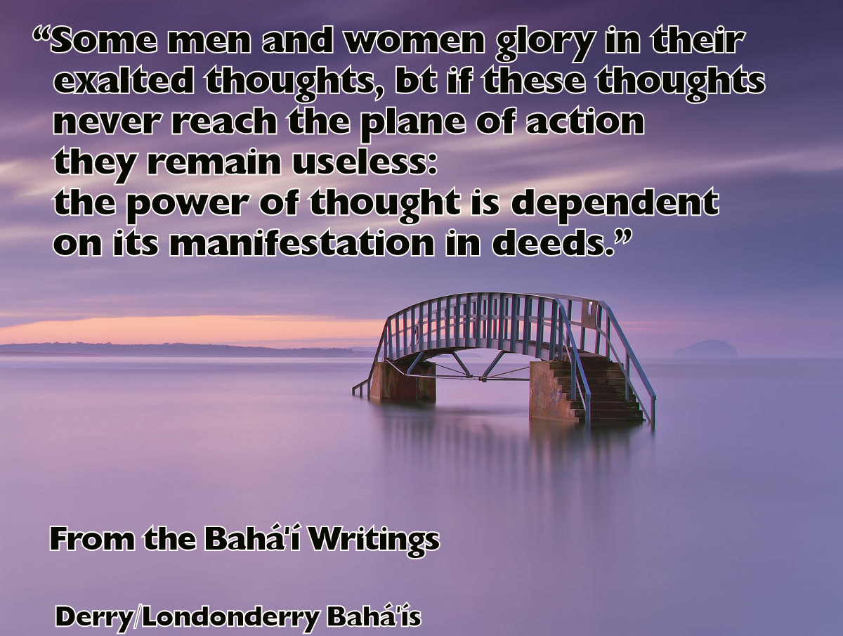 “Some men and women glory in their exalted thoughts,...
